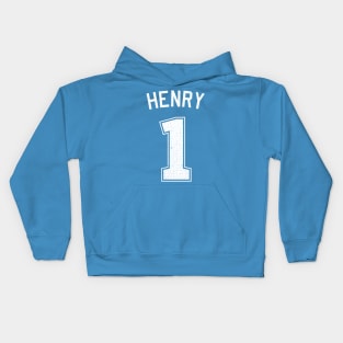 Henry Number One (1) Athletic Sports Jersey Kids Hoodie